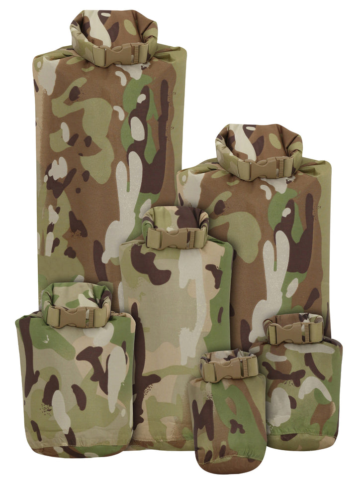 Viper TACTICAL Lightweight Drysack V-Cam 100% Waterproof PVC Polyester Dry Bag
