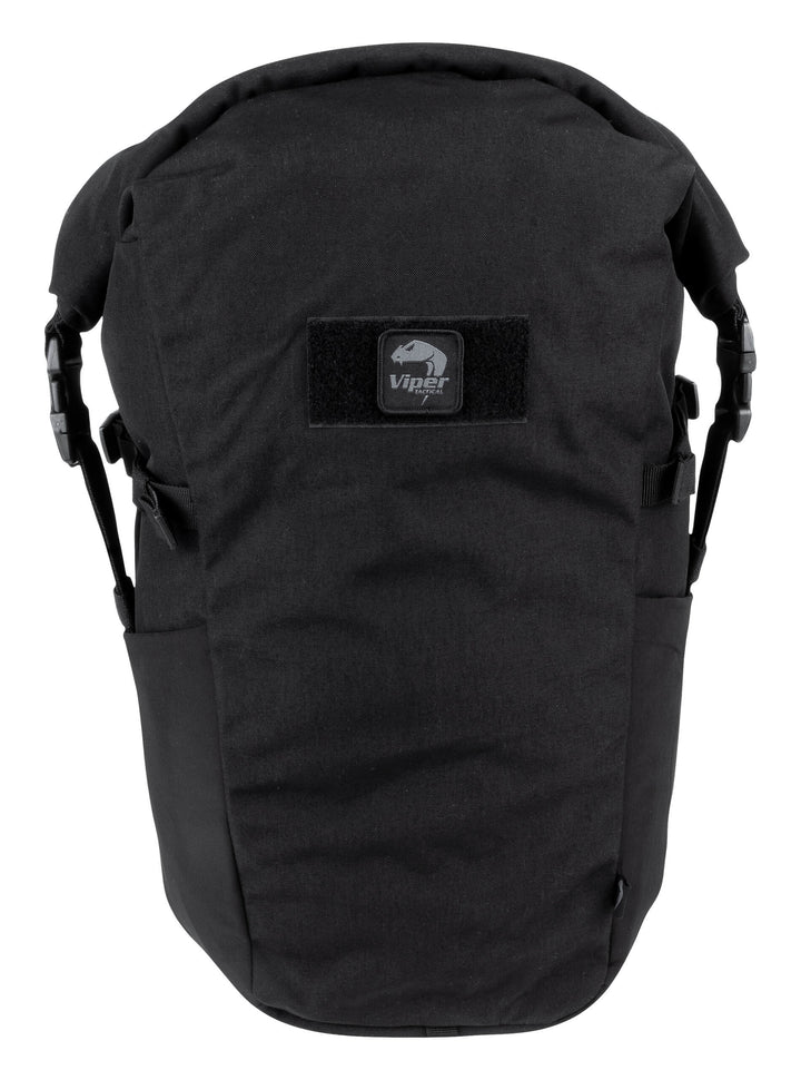 Viper TACTICAL Roll Top Backpack – Durable Cordura Tactical Fold Top Rucksack with Padded Straps, Quick-Access, External Pockets & Hook-and-Loop Patch Panel – Ideal for Hiking, Hunting