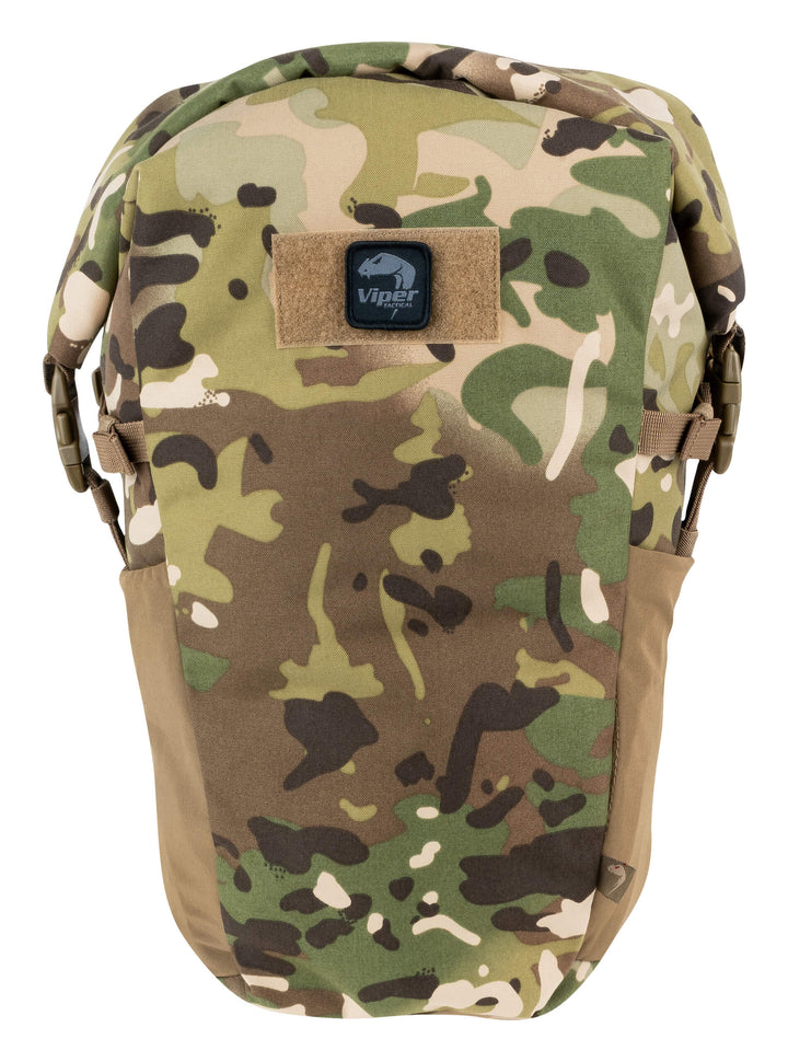 Viper TACTICAL Roll Top Backpack – Durable Cordura Tactical Fold Top Rucksack with Padded Straps, Quick-Access, External Pockets & Hook-and-Loop Patch Panel – Ideal for Hiking, Hunting