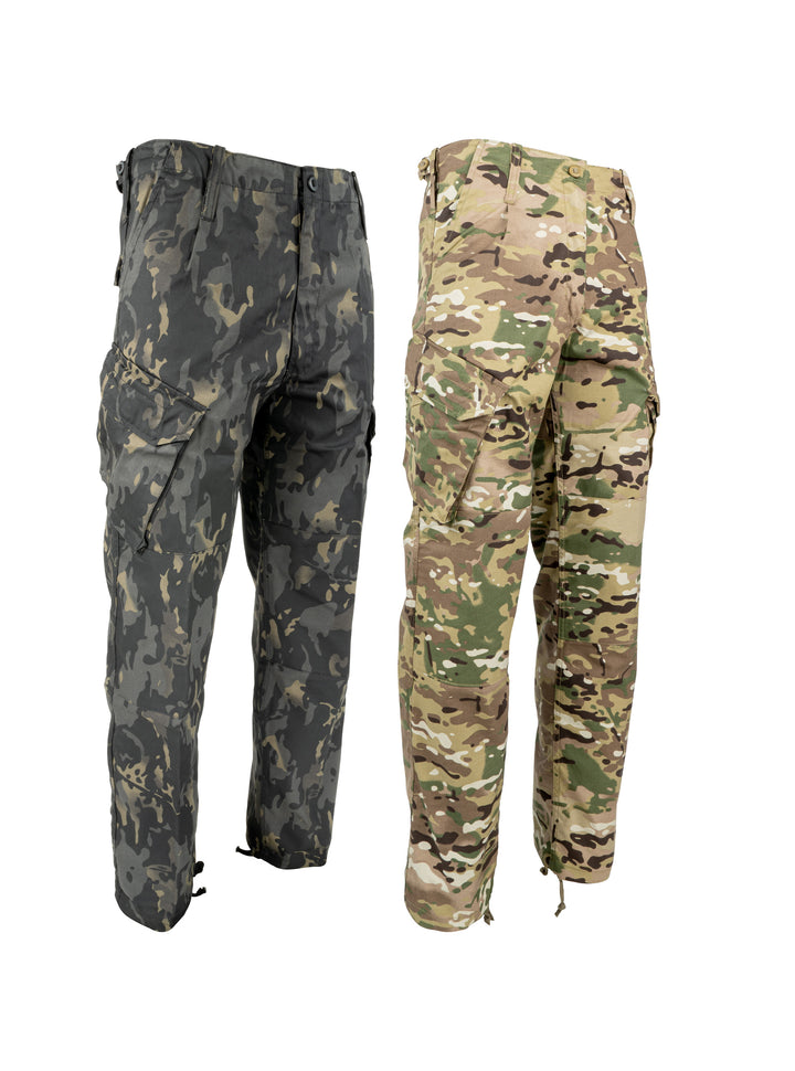 Viper TACTICAL PCS 95 Trousers – Tactical Pants for Men with Cargo Pockets, Reinforced Knees & Adjustable Waist – Ideal for Outdoor, Hiking & Hunting Use