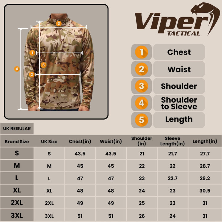Viper TACTICAL Mesh-Tech Long Sleeve Armour Top