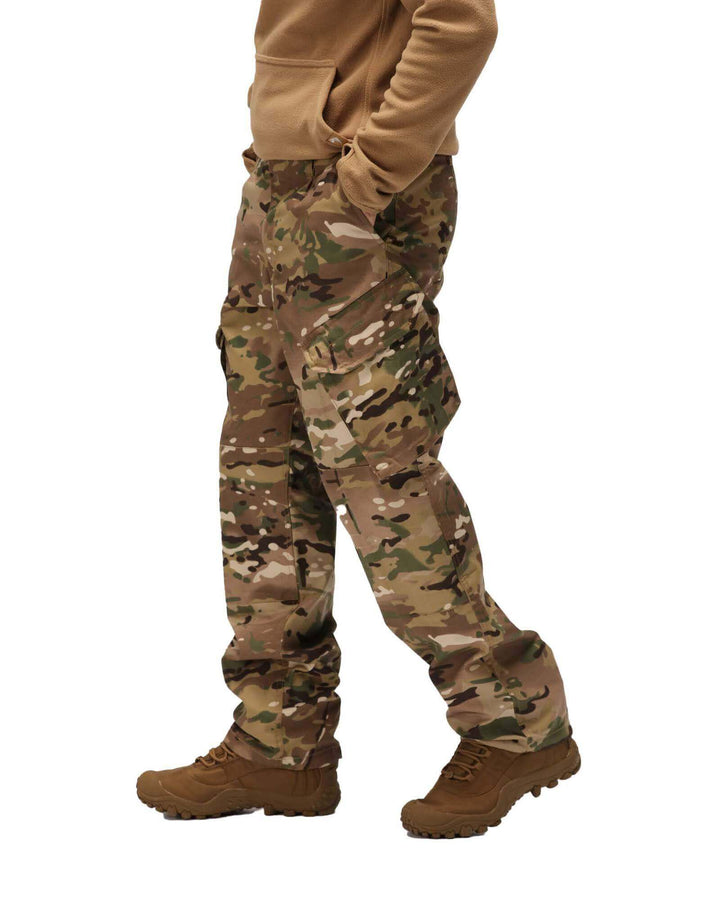 Viper TACTICAL PCS 95 Trousers – Tactical Pants for Men with Cargo Pockets, Reinforced Knees & Adjustable Waist – Ideal for Outdoor, Hiking & Hunting Use