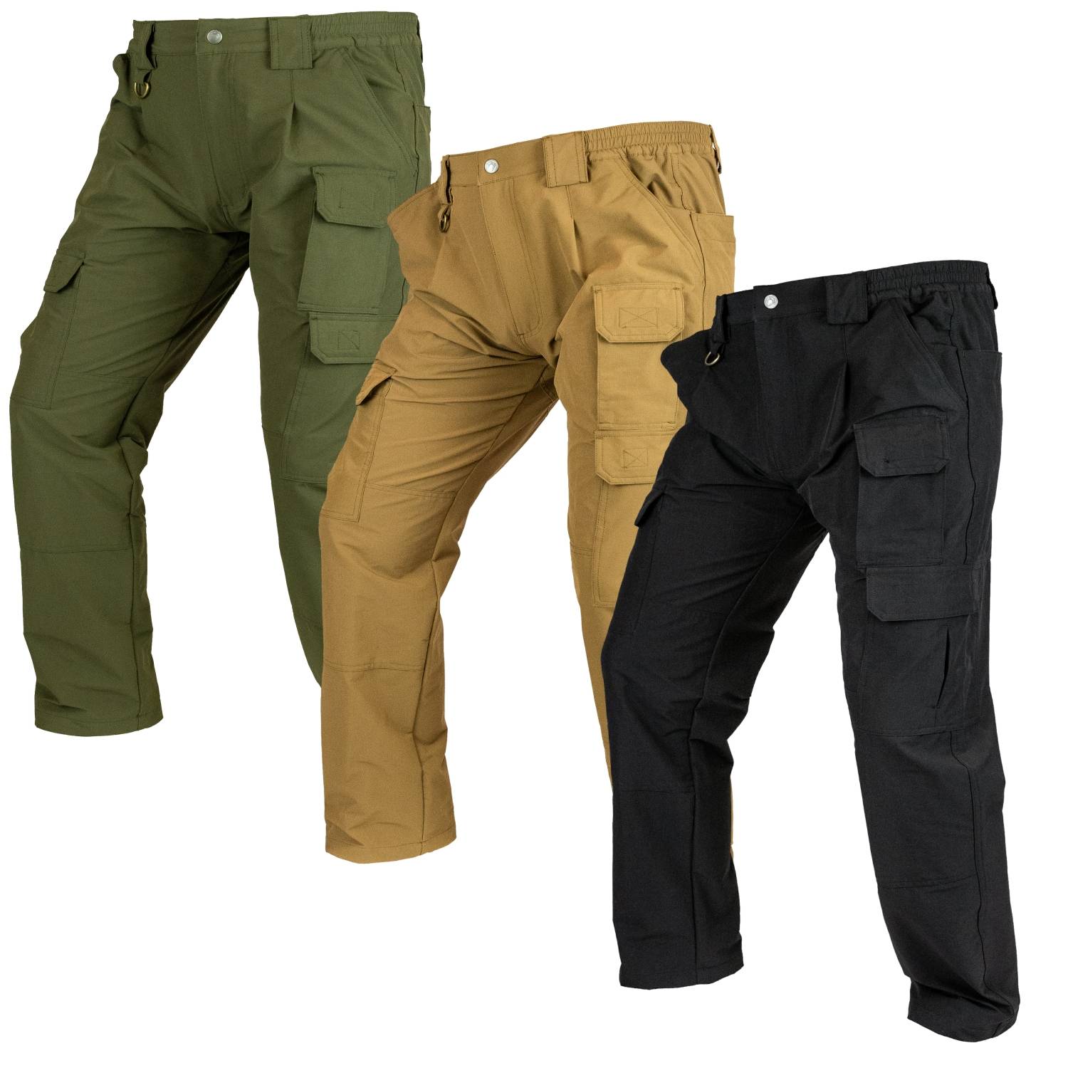 Men's Stretch Tactical Pants with Zipper Pockets, Lightweight Comfortable  Cargo Pants Outdoor Hiking Work Trousers - Walmart.com